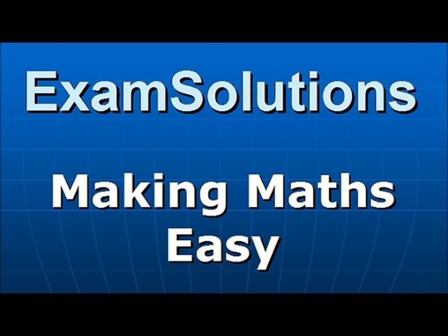 www.examsolutions.net